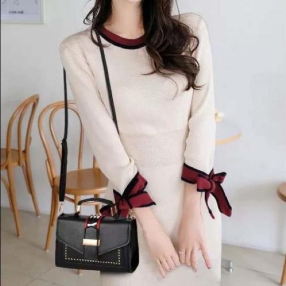 Trendy pink fashion crossbody handbag purse - Picture 9 of 9